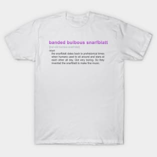 Banded Bulbous Snarfblatt - Definition (The Little Mermaid) T-Shirt